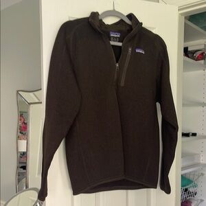 Patagonia Brown Quarter-Zip Fleece